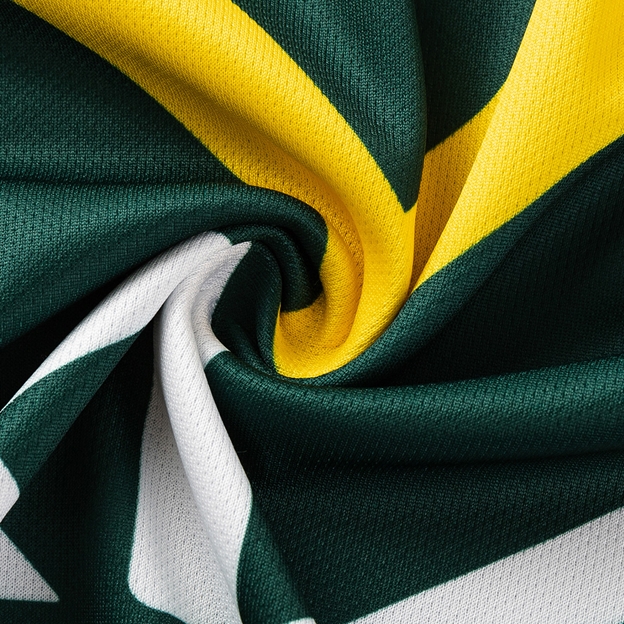 Kangaroos Mens Rugby League World Cup Home Rugby Shirt 2026 Green - Material Detail
