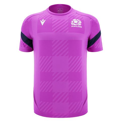 Scotland Mens Training Shirt 25/26 Purple - Front