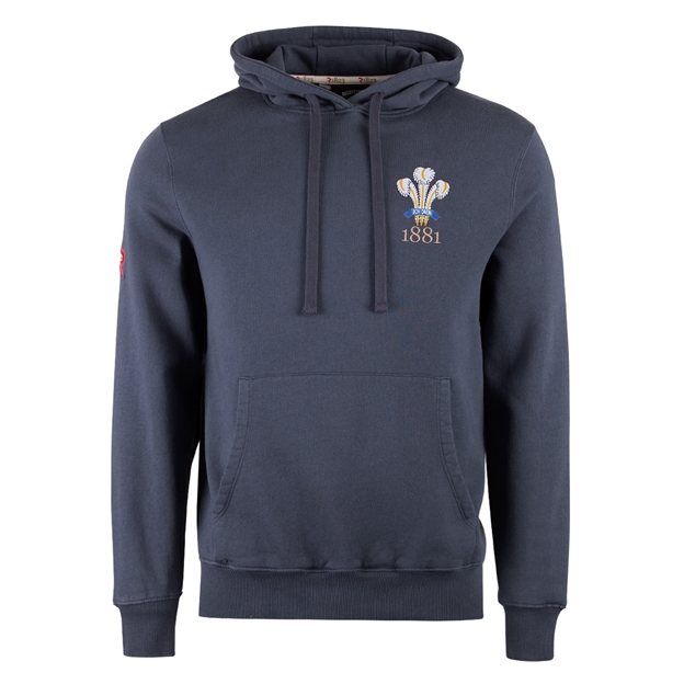 R1823 Wales 1881 Hoodie - Petrol Blue