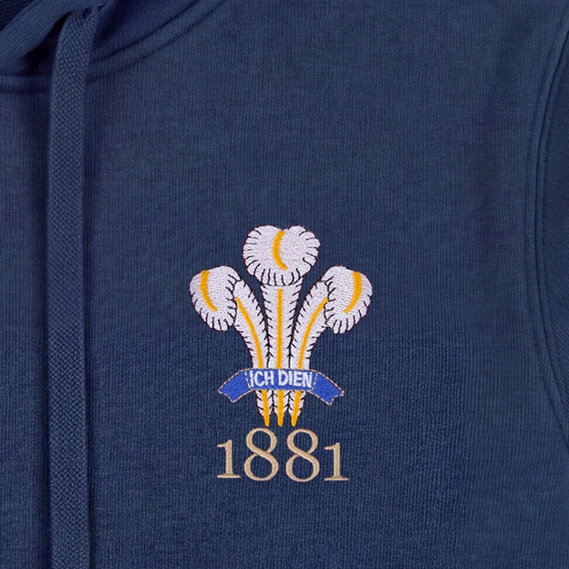 Wales 1881 Hoodie - Petrol Blue