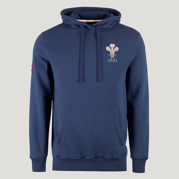 Wales 1881 Hoodie - Petrol Blue