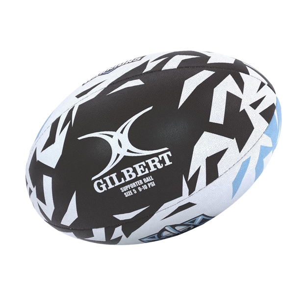 Gilbert Glasgow Warriors Supporters Rugby Ball 26/27 - Back View