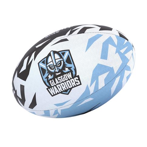 Gilbert Glasgow Warriors Supporters Rugby Ball 26/27 - Front View