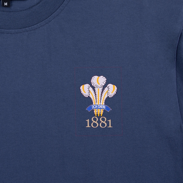 Wales 1881 T-Shirt - Petrol Blue