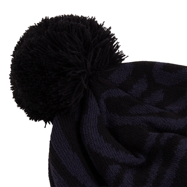 Ospreys Adults Pom Pom Beanie 26/27 Black - Pom Pom Detail