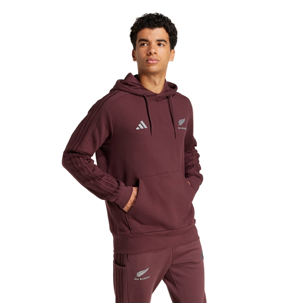 All Blacks Fan Hoody Aurora Ruby - On Model Walking View