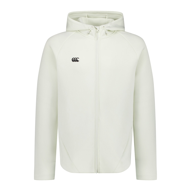 Canterbury Mens Everest Full Zip Hoodie Stone Grey - Front