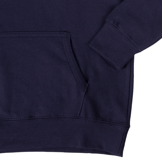 Scotland Womens Classic Hoodie Navy - Pocket Close-up