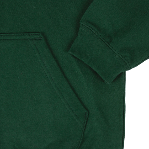 Ireland Womens Classic Hoodie Bottle Green - Pocket Close-up