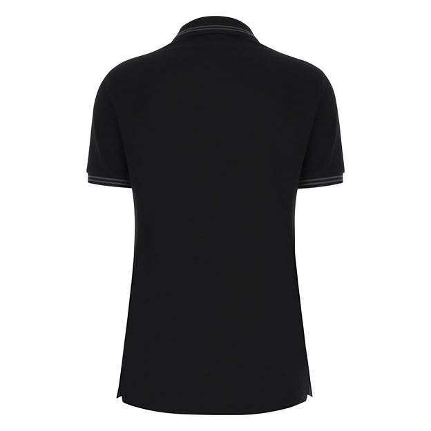 Wales Womens Travel Cotton Polo - Black 2025 - Back