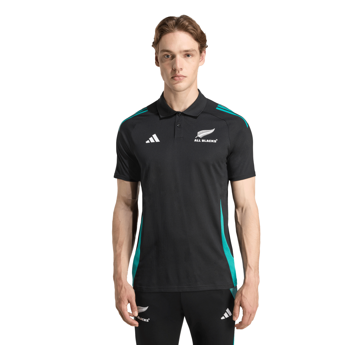 All Blacks Mens Training Polo 25/26 Black - Front