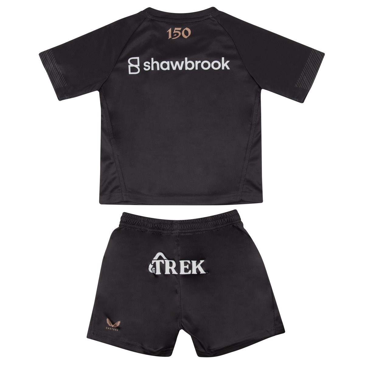 Saracens Infants Home Rugby Kit 26/27 Caviar - Front View