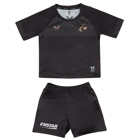 Saracens Infants Home Rugby Kit 26/27 Caviar - Front View