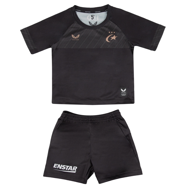 Saracens Infants Home Rugby Kit 26/27 Caviar - Front View