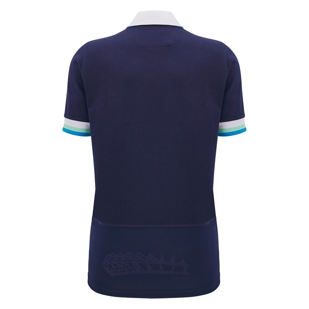 Scotland Womens Home Cotton Rugby Shirt - Short Sleeve