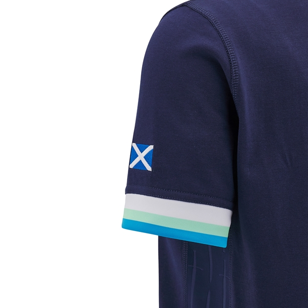 Scotland Womens Home Cotton Rugby Shirt - Short Sleeve
