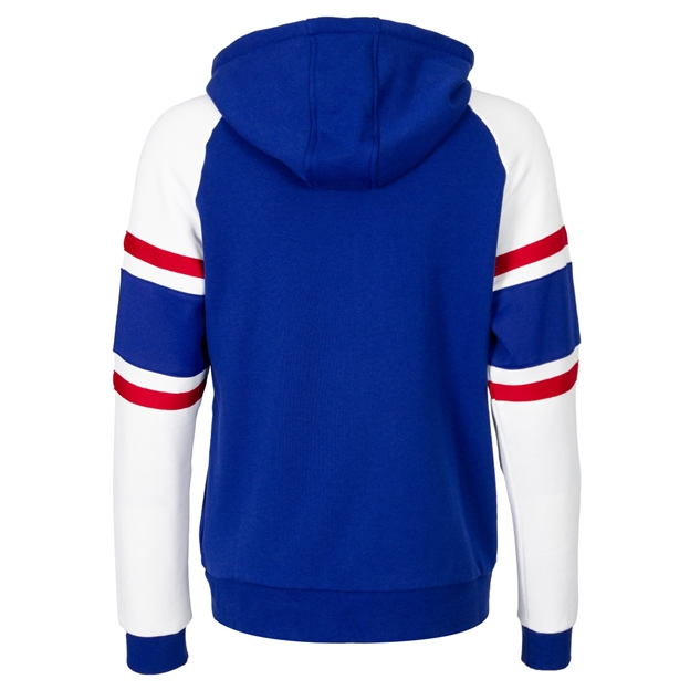 France Womens Travel Full Zip Hoodie 26/27 Mystery Ink - Back View