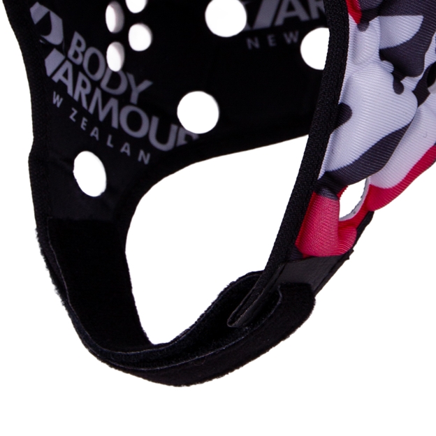 Body Armour Ventilator Headguard Red Camo - Strap