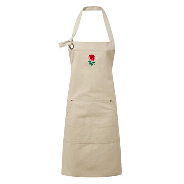 England Cotton Apron Natural - Front