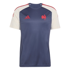 France Mens Performance T-Shirt 26/27 Shadow Navy - Front View
