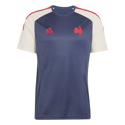 France Mens Performance T-Shirt 26/27 Shadow Navy - Front View
