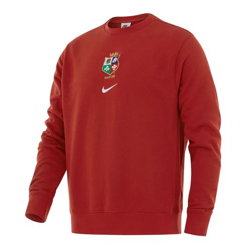 British and Irish Lions Adults Crew 26/27 Pepper Red - Front View