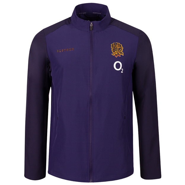 England Mens Anthem Jacket 26/27 Maritime Blue - Front Main View