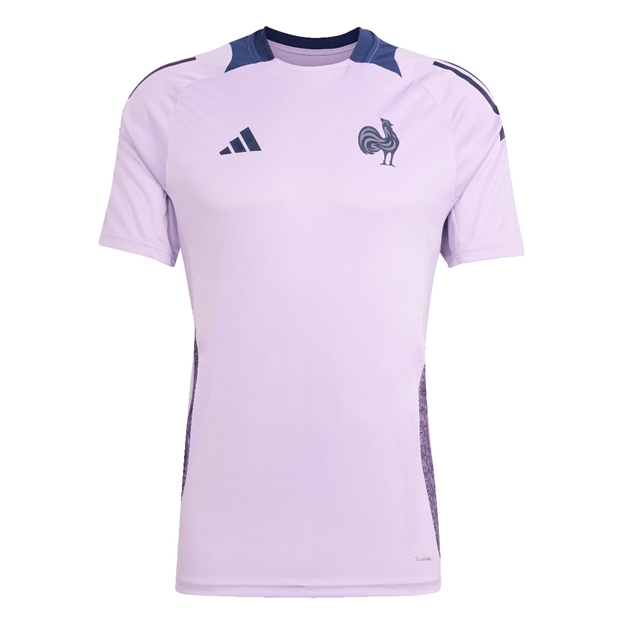 France Mens Performance Tee 25/26 Purple - Front