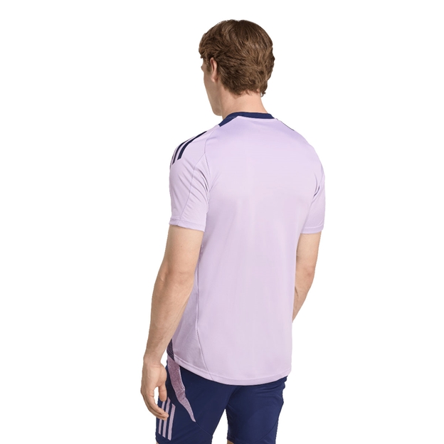 France Mens Performance Tee 25/26 Purple - Model Back