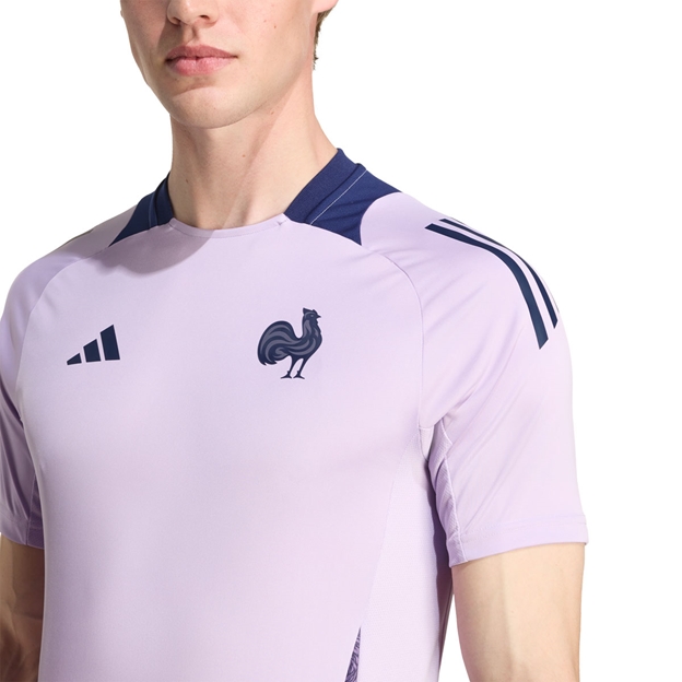 France Mens Performance Tee 25/26 Purple - FFR