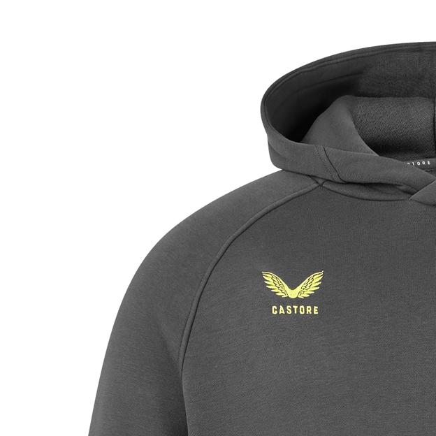 Bath Kids Off Pitch Hoodie 26/27 Gunmetal - Castore Logo