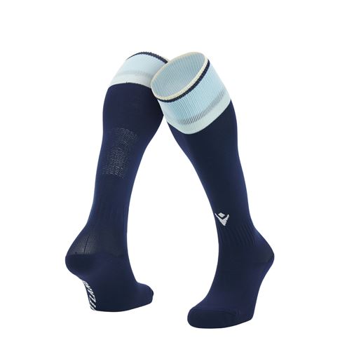 Scotland Kids Home Rugby Socks 26/27 Navy and Sand - Pair Main View