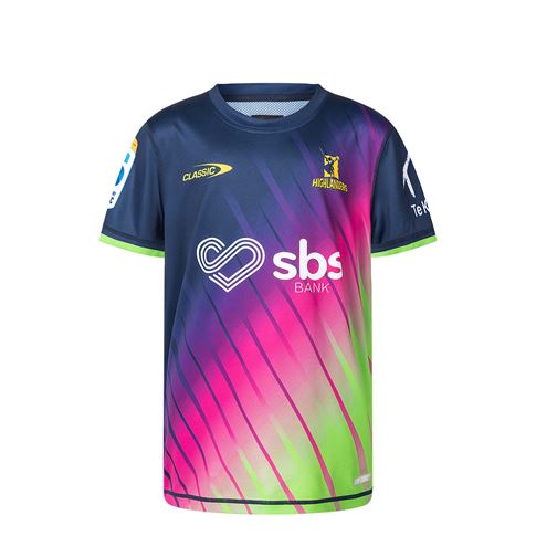Highlanders Kids Pro Training T-Shirt Multi 2025 - Front