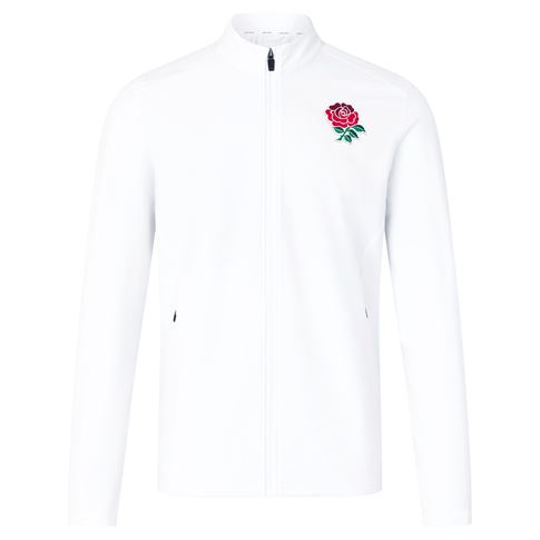 England Mens Anthem Jacket 26/27 Brilliant White - Front View