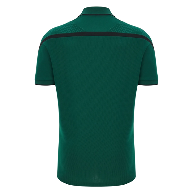 Wales Mens Travel Polo 26/27 Green - Back View