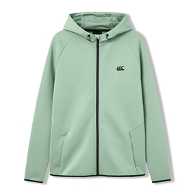 Canterbury Mens Everest Full Zip Hoodie Green Bay - Front View