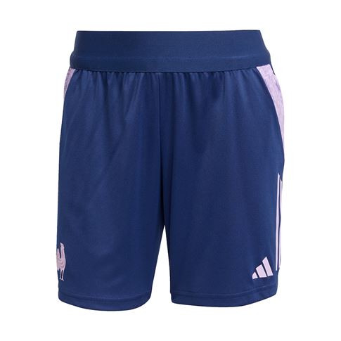 France Womens Gym Short 25/26 Blue - Front