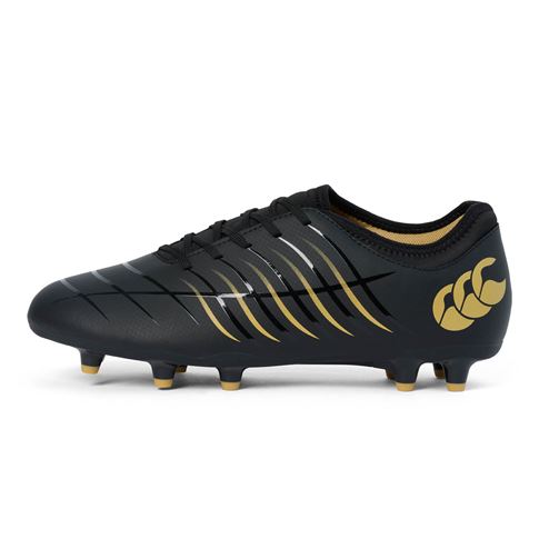 Canterbury Adults Phoenix 2.0 Team Firm Ground Rugby Boots Black - Outstep