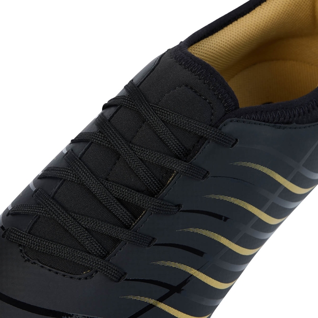 Canterbury Adults Phoenix 2.0 Team Firm Ground Rugby Boots Black - Lacing