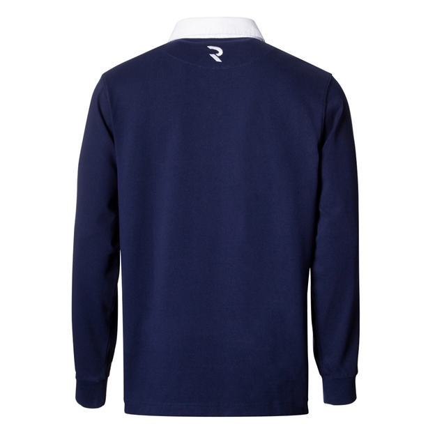 Scotland Mens 1871 Origins Rugby Shirt - Long Sleeve Navy