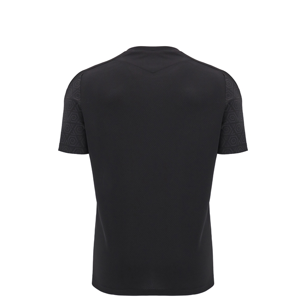 Wales Junior Training T-Shirt - Black - 2025 - Back
