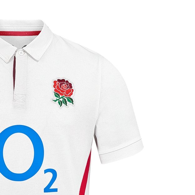 England Mens Home Classic Short Sleeve Rugby Shirt 25-26 - RFU Rose