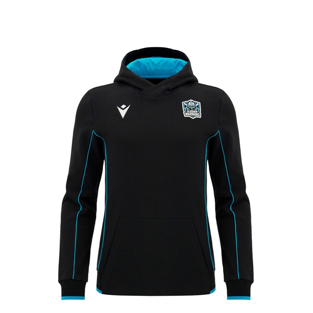 Glasgow Warriors Kids Travel Hoodie 26/27 Black - Front View