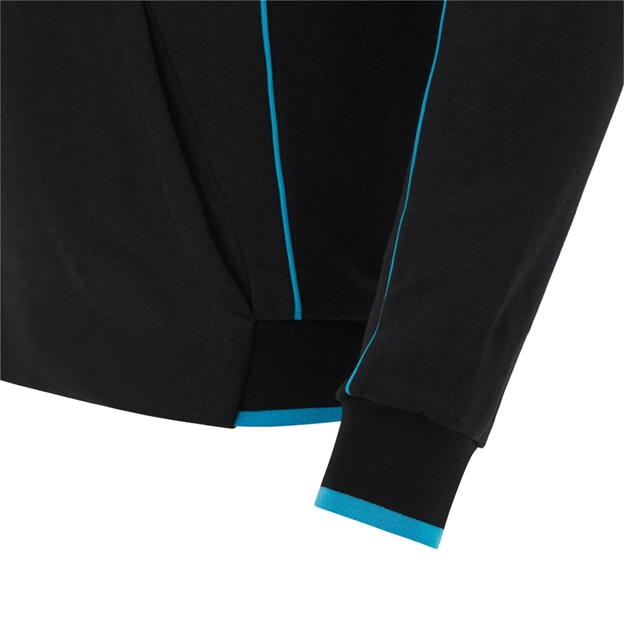 Glasgow Warriors Mens Travel Hoodie 26/27 Black - Sleeve Close-up