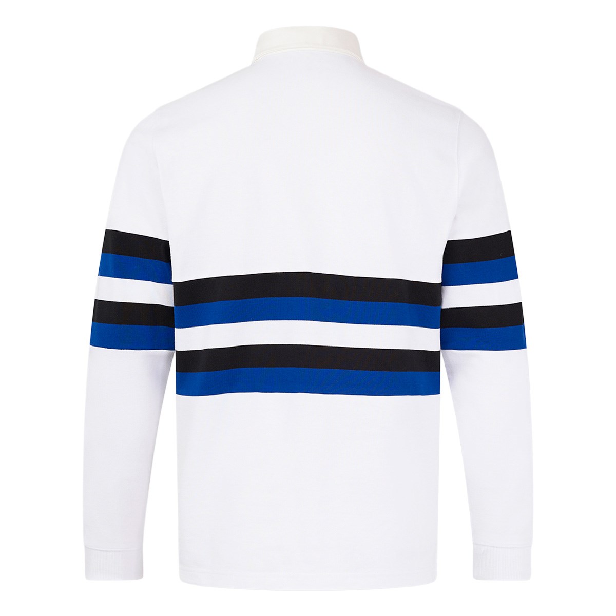 Bath Retro Rugby Shirt L/S White - Front View