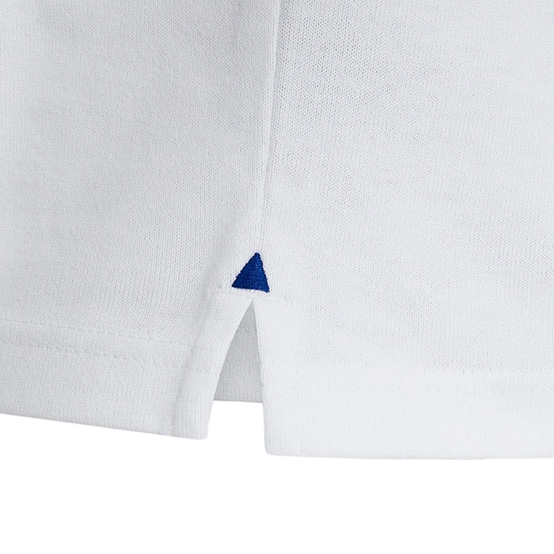 Bath Retro Rugby Shirt L/S White - Hem Close-up