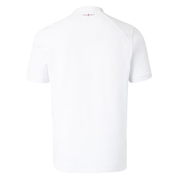 England Mens Home Classic Rugby Shirt 26/27 Brilliant White - Back View