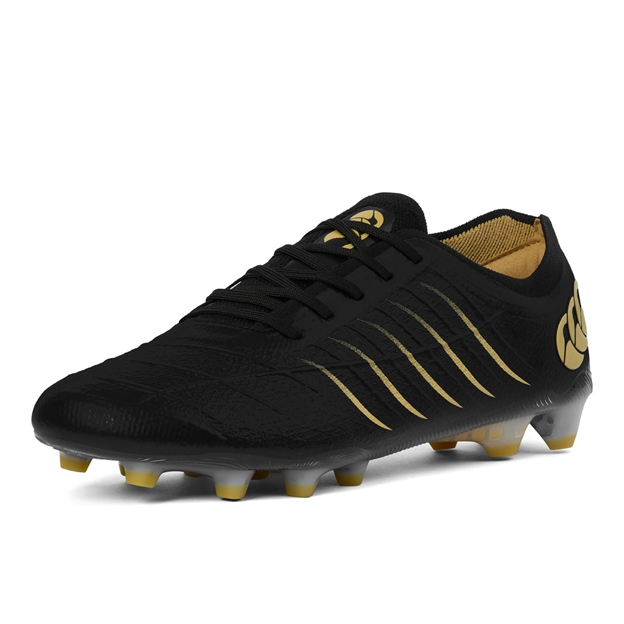 Canterbury Adults Phoenix 2.0 Elite Firm Ground Rugby Boots Black - Front