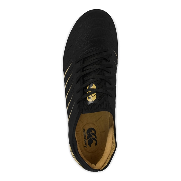 Canterbury Adults Phoenix 2.0 Elite Firm Ground Rugby Boots Black - Top