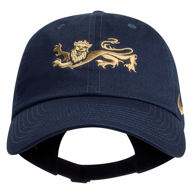 British and Irish Lions Adults Heraldic Lion Cap 26/27 Obsidian - Straight View